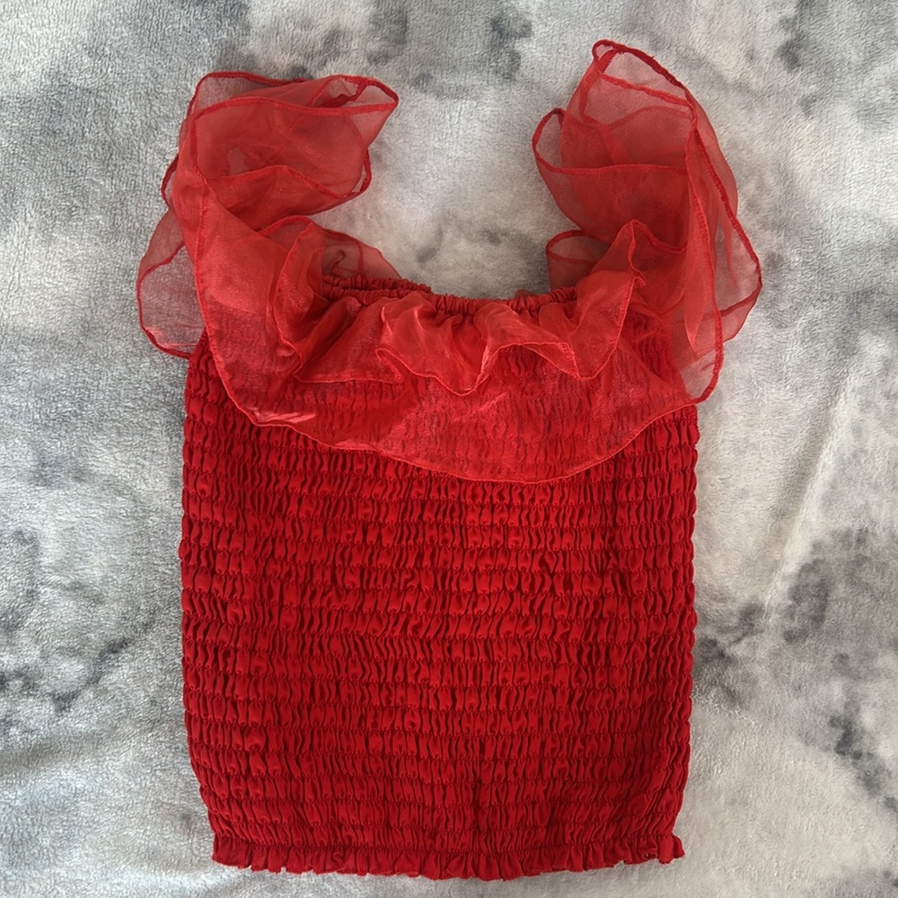 ASOS Scarlet Smocked Blouse